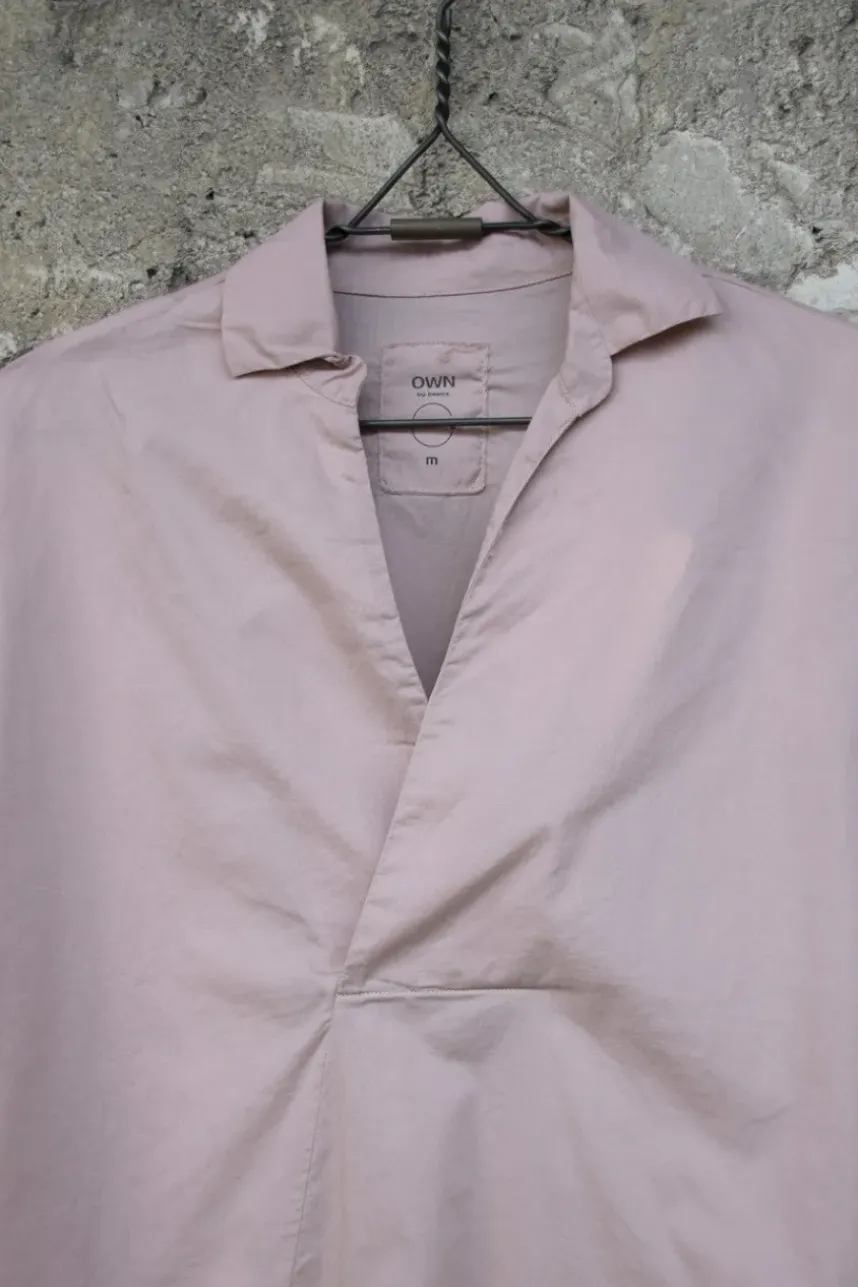 by basics Bluse im kastigen Schnitt 13014 in rosa - Baumwolle & Elasthan