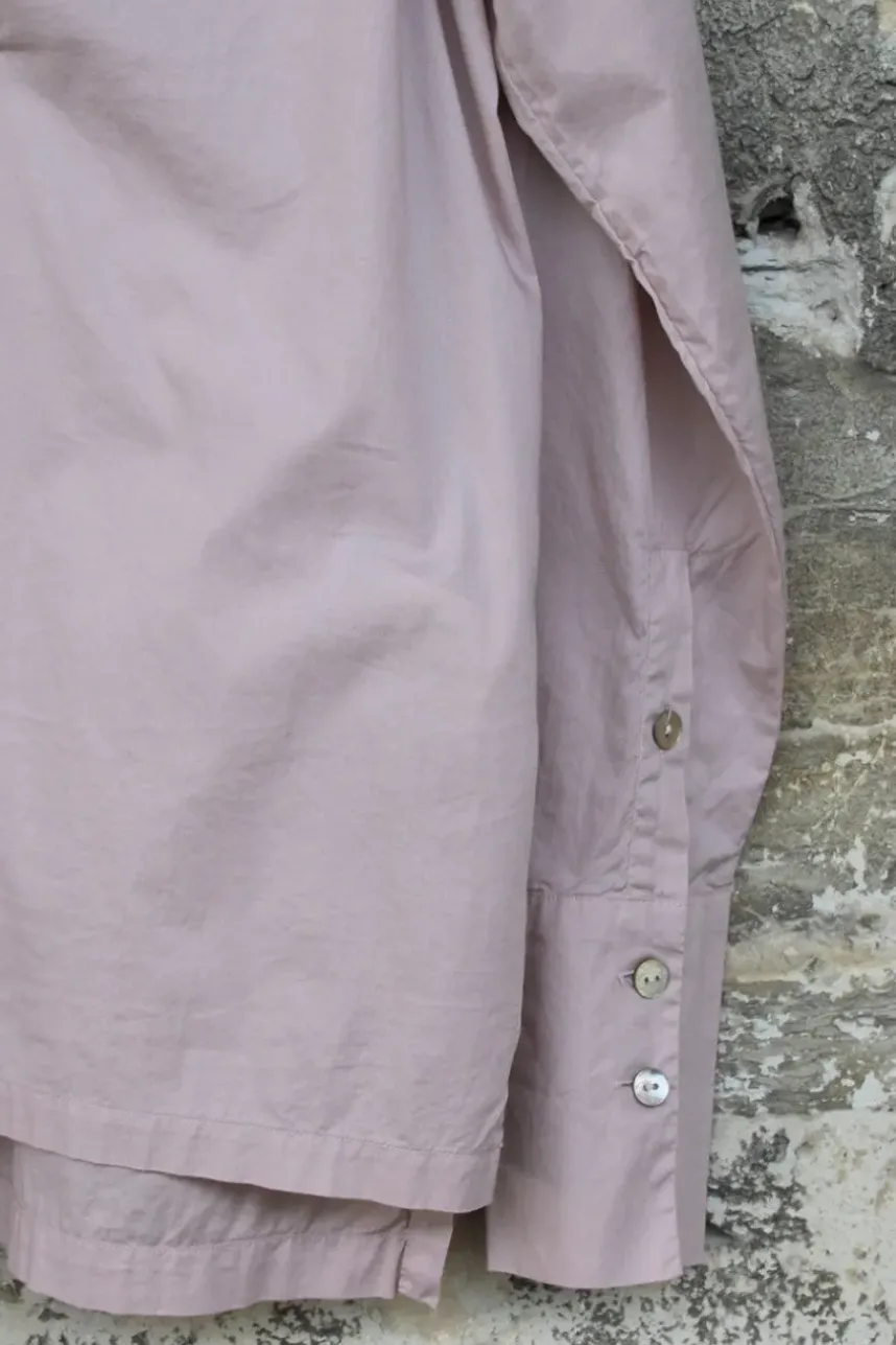 by basics Bluse im kastigen Schnitt 13014 in rosa - Baumwolle & Elasthan