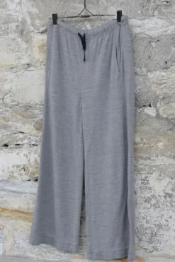 by basics Hose im Marlene-Stil 14012 in melange - Wolle & Baumwolle