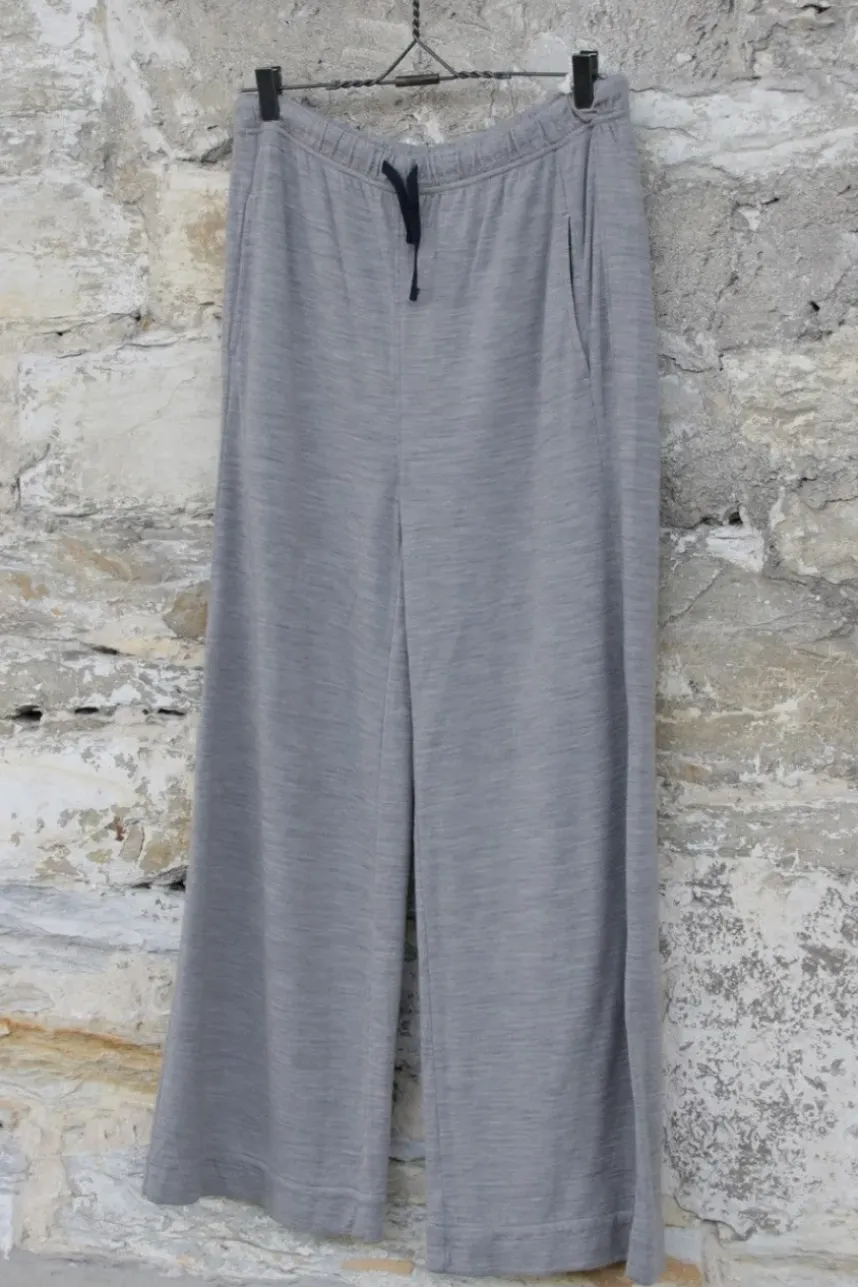 by basics Hose im Marlene-Stil 14012 in melange - Wolle & Baumwolle