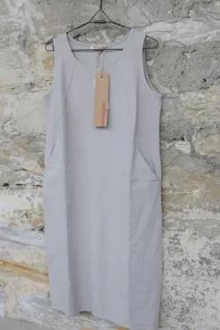 cocon commerz Privatsachen Kleid 2210309 EINKOMET in kiesel/hellgrau - Bicotton