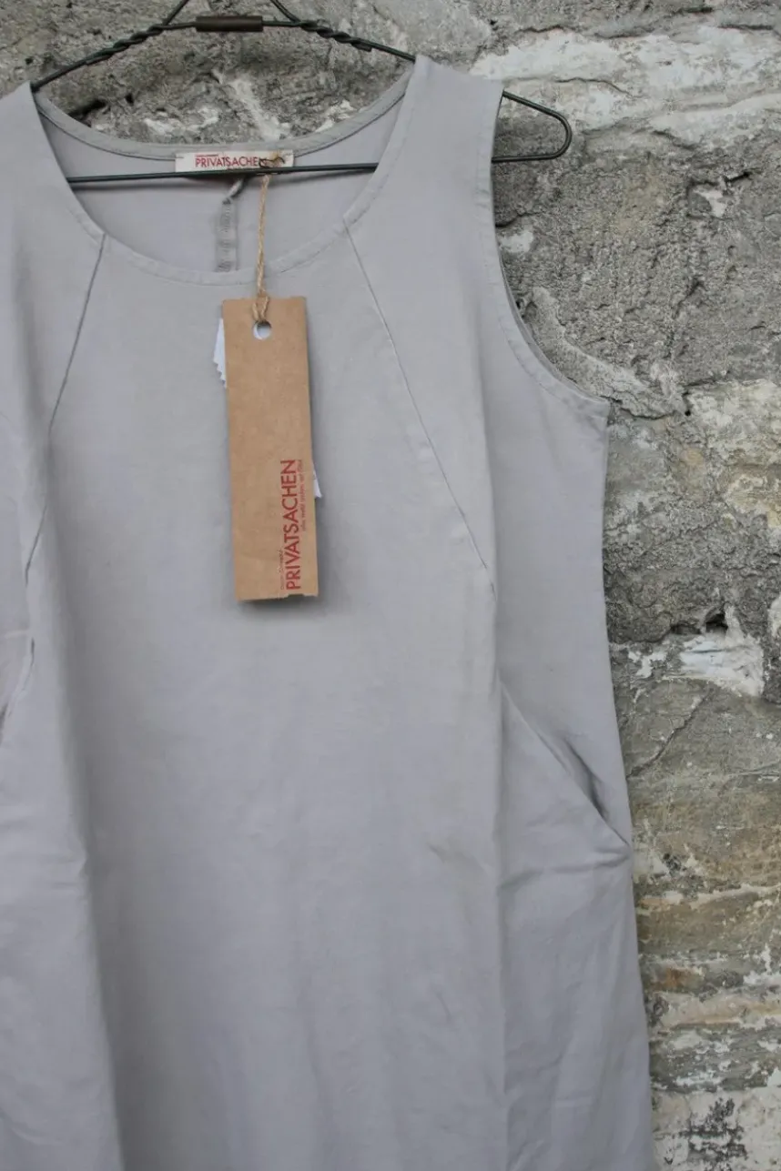 cocon commerz Privatsachen Kleid 2210309 EINKOMET in kiesel/hellgrau - Bicotton