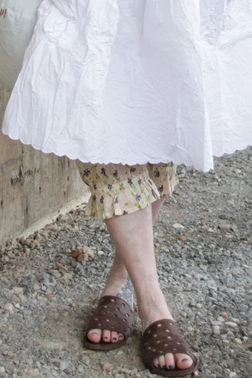 Ewa i Walla Bloomers 11402 MOMO in creme mit Flowerprint (flower voile) - softer Voile