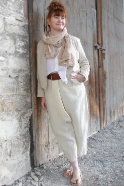 Ewa i Walla Bluse 44982 GUN in weiss (white) - Sushi Voile aus softer Baumwolle & Viskose
