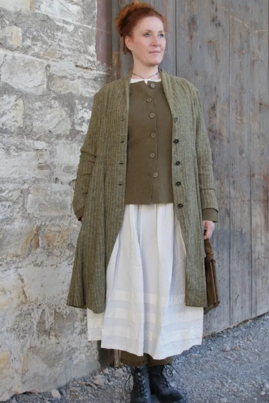 *Ewa i Walla Bluse 44103 IRELA in cremeweiß (cream) - reine Knitterbaumwolle