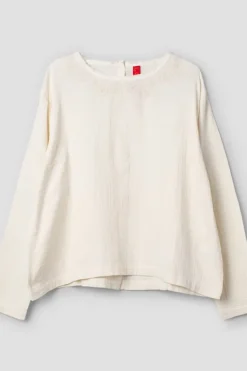 *Ewa i Walla Bluse 44102 JOAN in creme (cream) - softe Winterbaumwolle