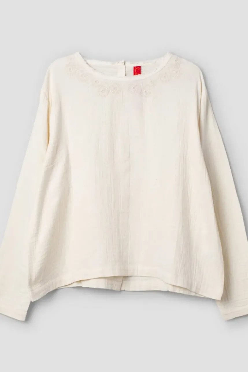 *Ewa i Walla Bluse 44102 JOAN in creme (cream) - softe Winterbaumwolle