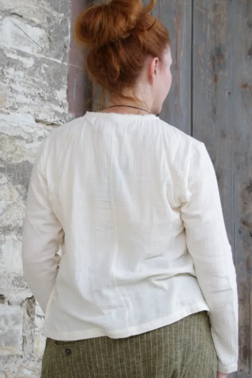 *Ewa i Walla Bluse 44104 SIGYN in cremeweiß (cream) - softe Winterbaumwolle