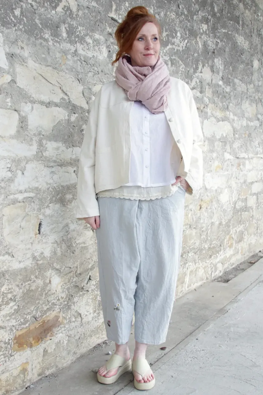 Ewa i Walla Bluse AGNA 44123 in weiß (white) - Sushi Voile aus Baumwolle und Viskose
