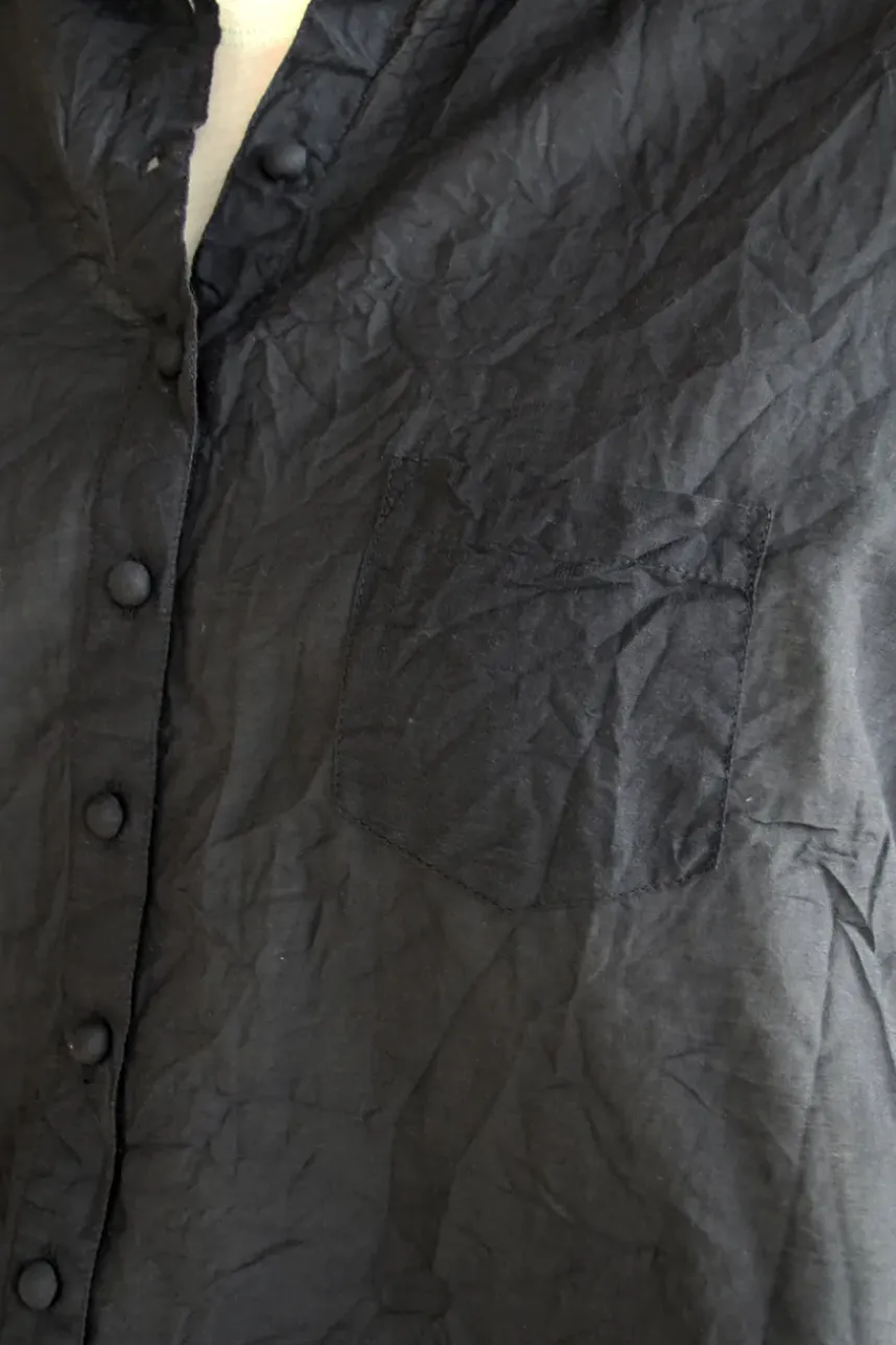 Ewa i Walla Bluse ERIS 44125 in schwarz (black) - Sushi Voile aus Baumwolle und Viskose
