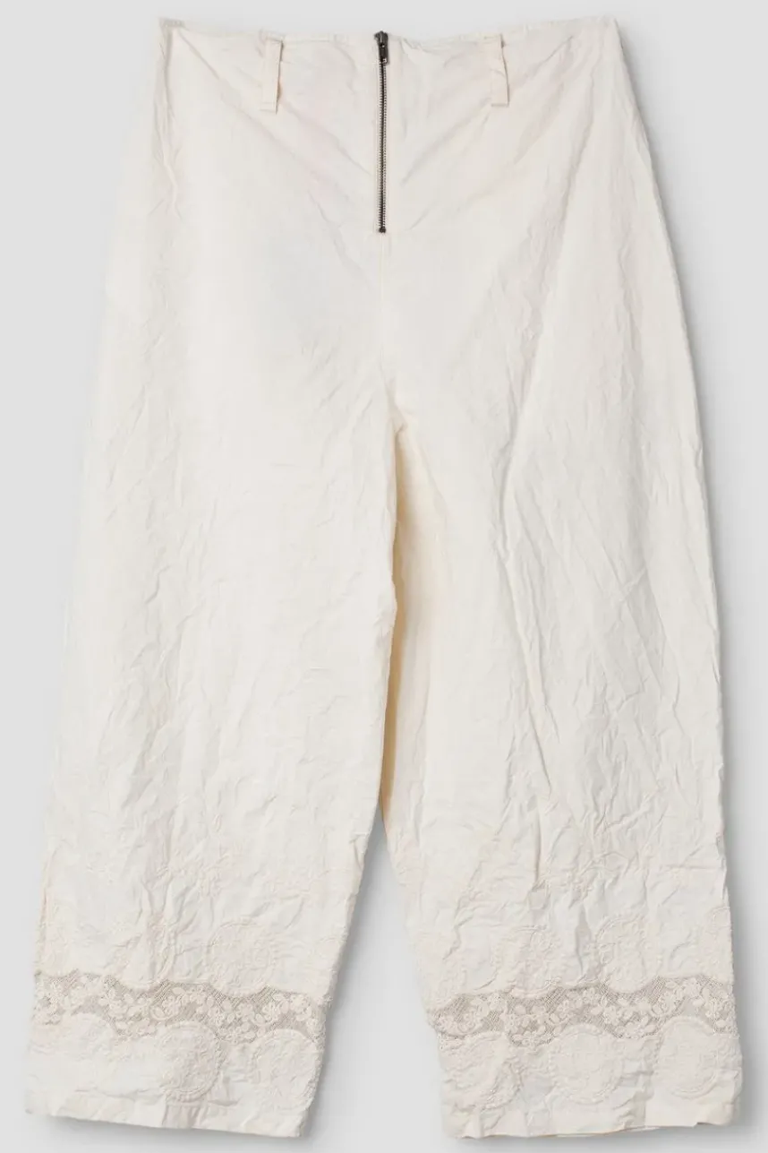 Ewa i Walla Hose 11396 AMINA in natur (cream) - reine Knitterbaumwolle