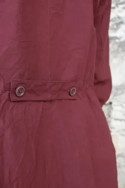 *Ewa i Walla Kleid 55863 HANNE in burgunder rot (burgundy) - reine Knitterbaumwolle