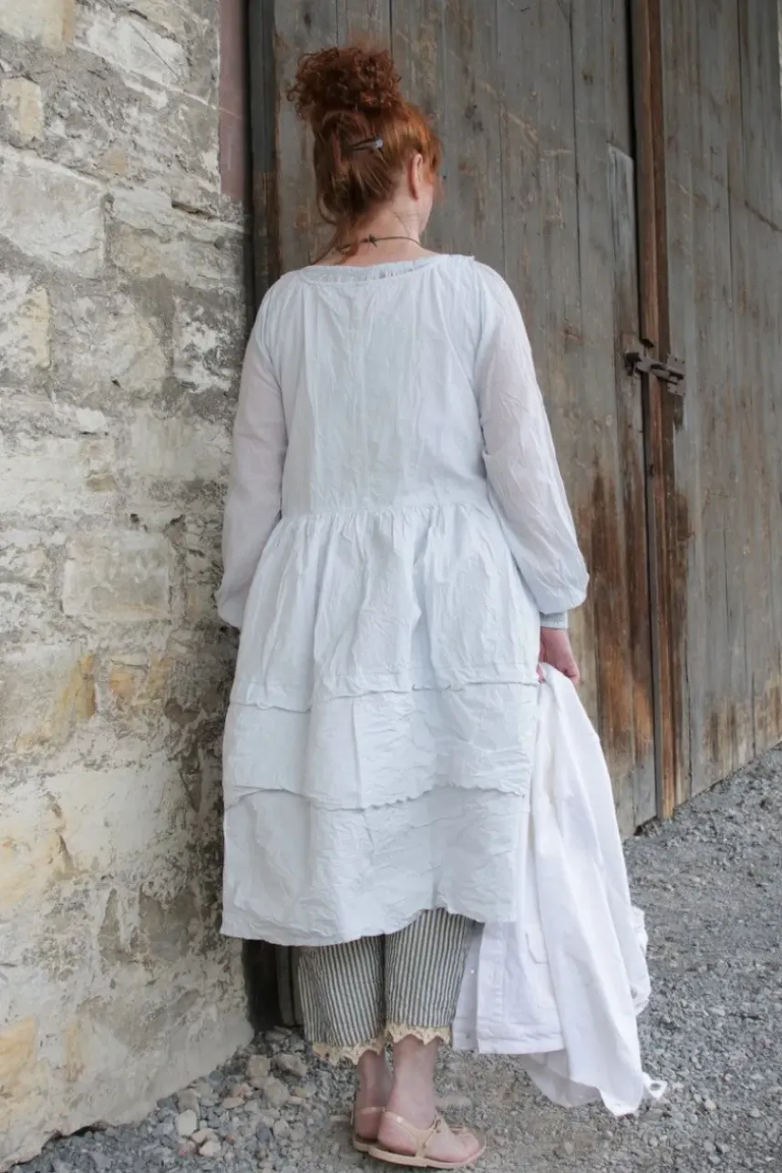 Ewa i Walla Kleid 55841 INGALILL in pastellblau (ice blue) - reine Knitterbaumwolle