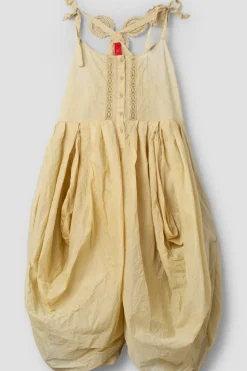 *Ewa i Walla Kleid 55882 LIBBY im hellen lemon (ecru) - Organza aus reiner Baumwolle