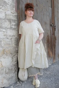 Ewa i Walla Kleid 55839 VEGA im hellen mint (soft mint) - reine Knitterbaumwolle