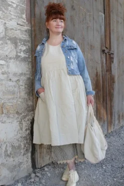 Ewa i Walla Kleid 55839 VEGA im hellen mint (soft mint) - reine Knitterbaumwolle