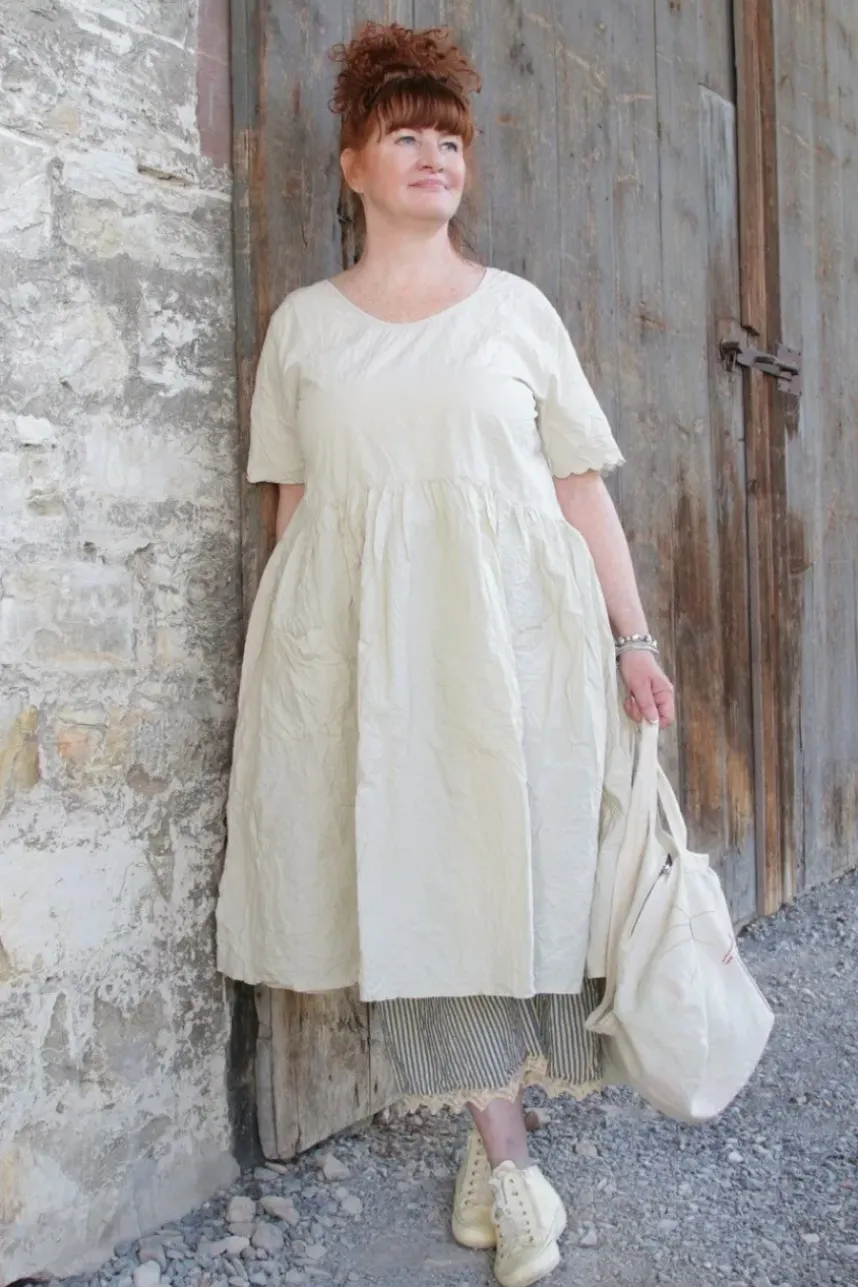 Ewa i Walla Kleid 55839 VEGA im hellen mint (soft mint) - reine Knitterbaumwolle