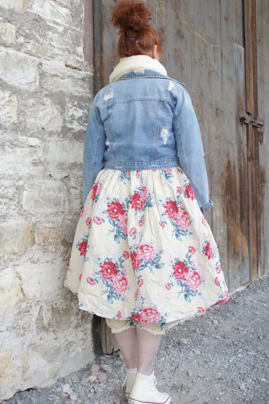 Ewa i Walla Kleid 55839 VEGA in pastellgelb (vanilla) - reine Knitterbaumwolle