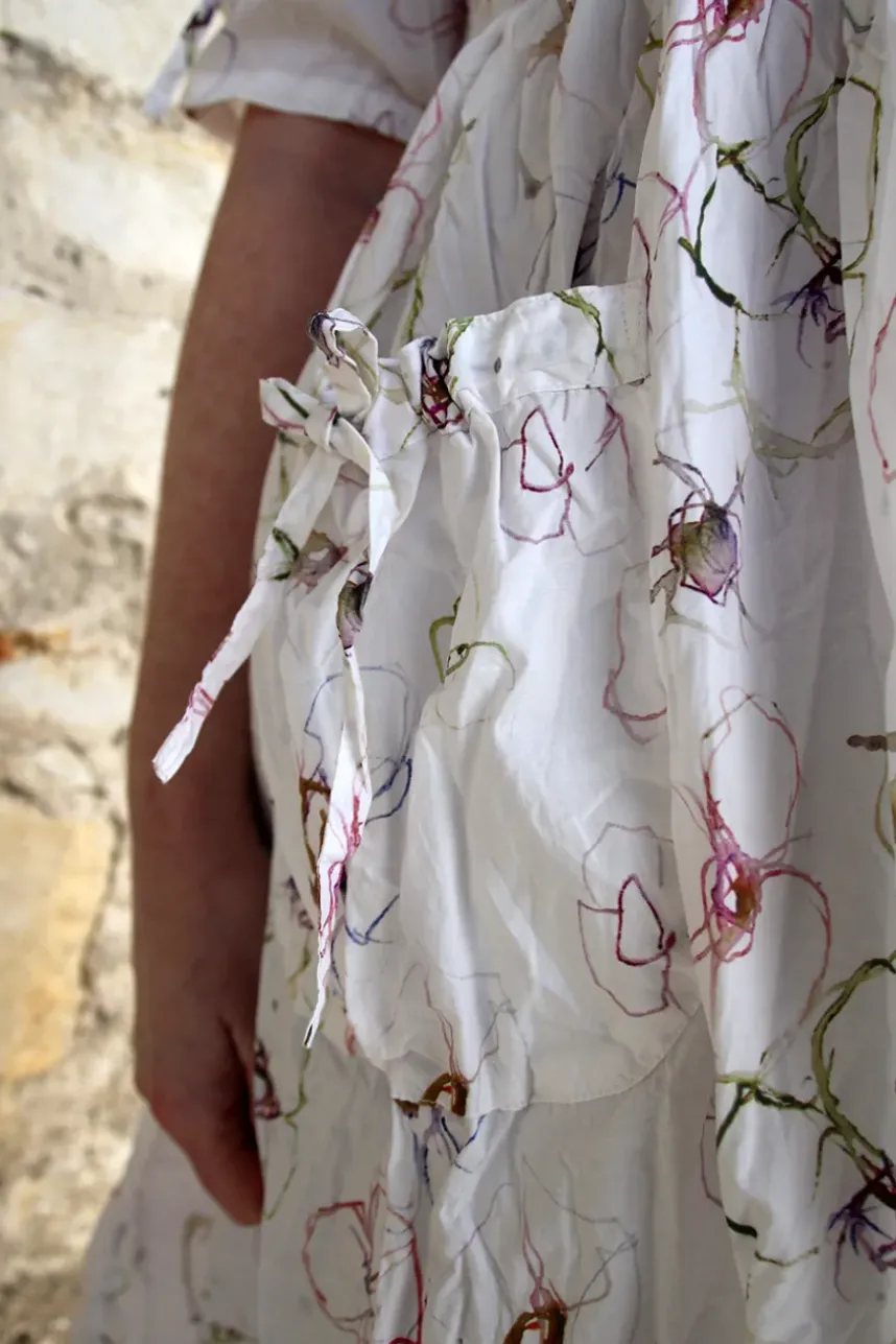 Ewa i Walla Kleid GULL-BRITT 55889 in Flower Print (original) - reine Knitterbaumwolle