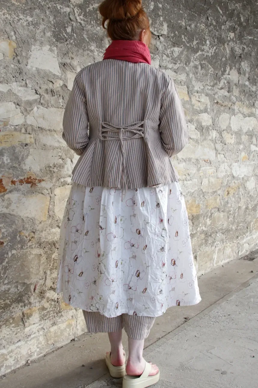 Ewa i Walla Kleid GULL-BRITT 55889 in Flower Print (original) - reine Knitterbaumwolle