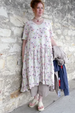Ewa i Walla Kleid THEODORA 55907 in Flower Print (original) - reine Seide