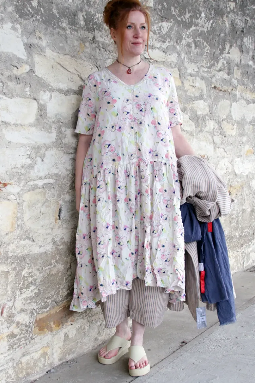 Ewa i Walla Kleid THEODORA 55907 in Flower Print (original) - reine Seide