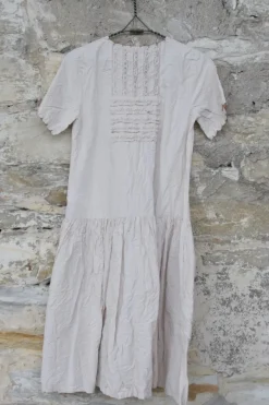 Ewa i Walla knielanges Kleid 55796 ESTELLE in zart rose - reine Knitterbaumwolle