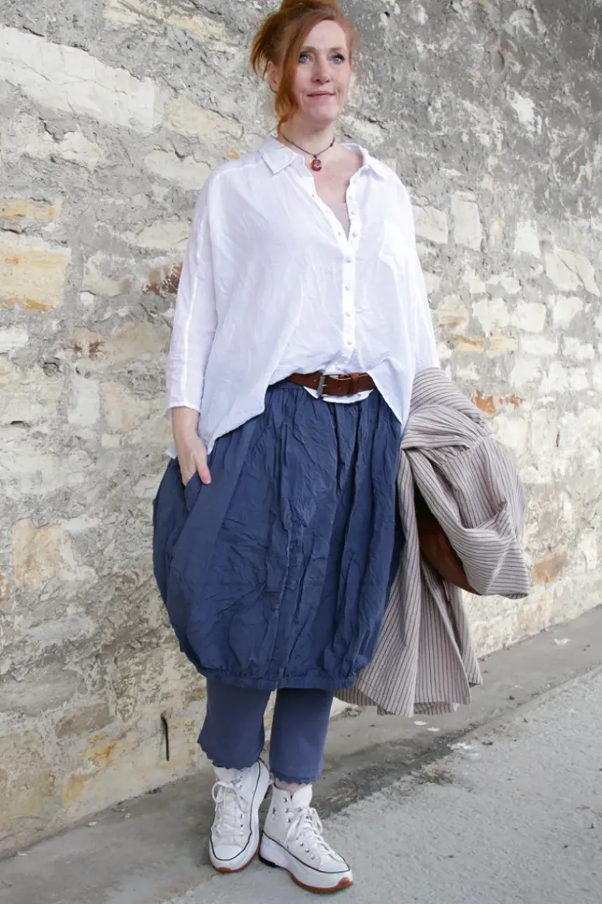 Ewa i Walla Leggins ELLEN 11417 in blau (blue) - Jersey aus Baumwolle