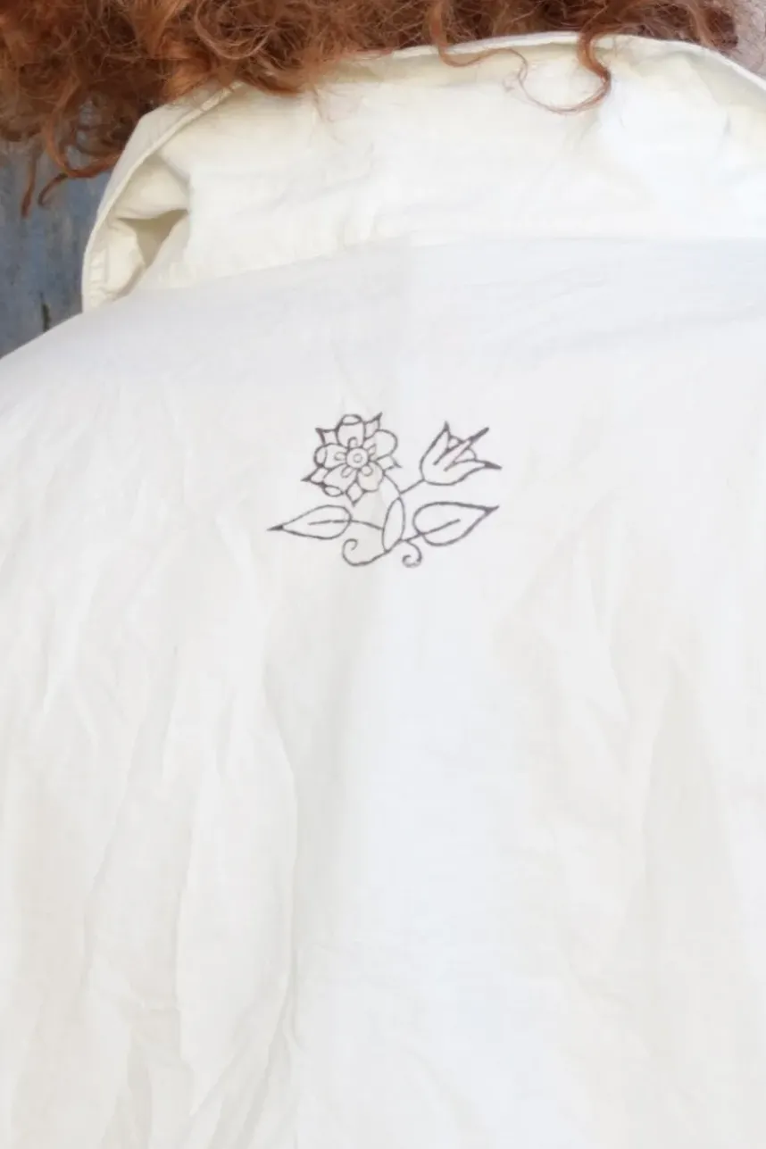 Ewa i Walla Opa-Hemd/Bluse 44935 LOVIS in natur (cream) - reine Knitterbaumwolle