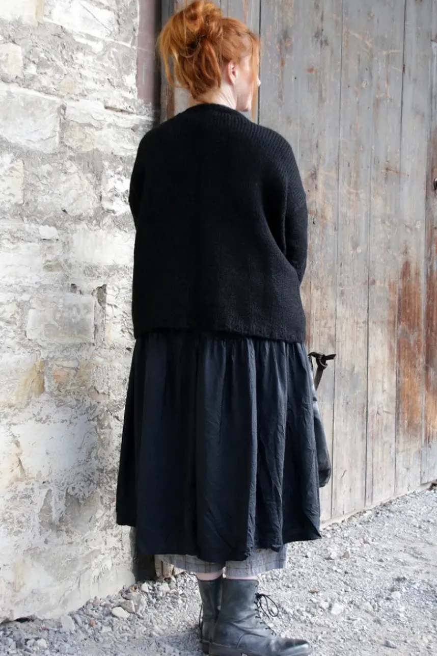 Ewa i Walla Pullover 44991 GURLI in schwarz (black) - superfeine Alpakawolle