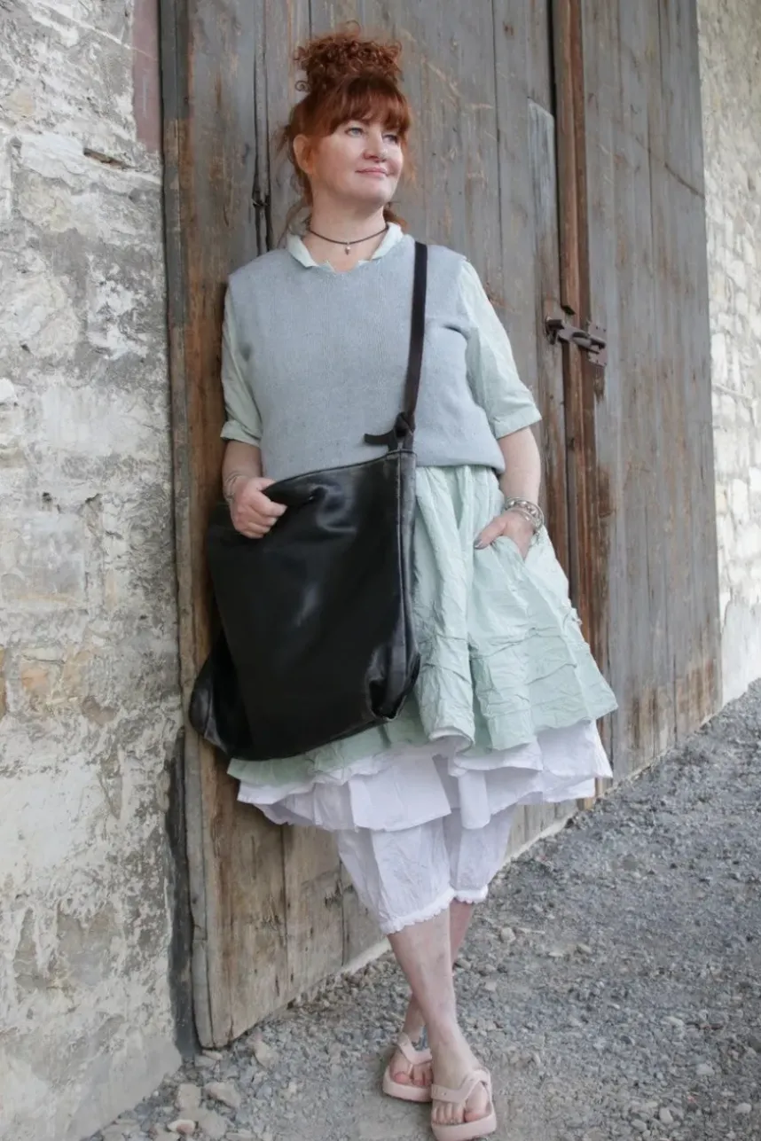 Ewa i Walla Pullunder 33374 GUNDA in hellblau (light blue) - 80% recycelte Baumwolle