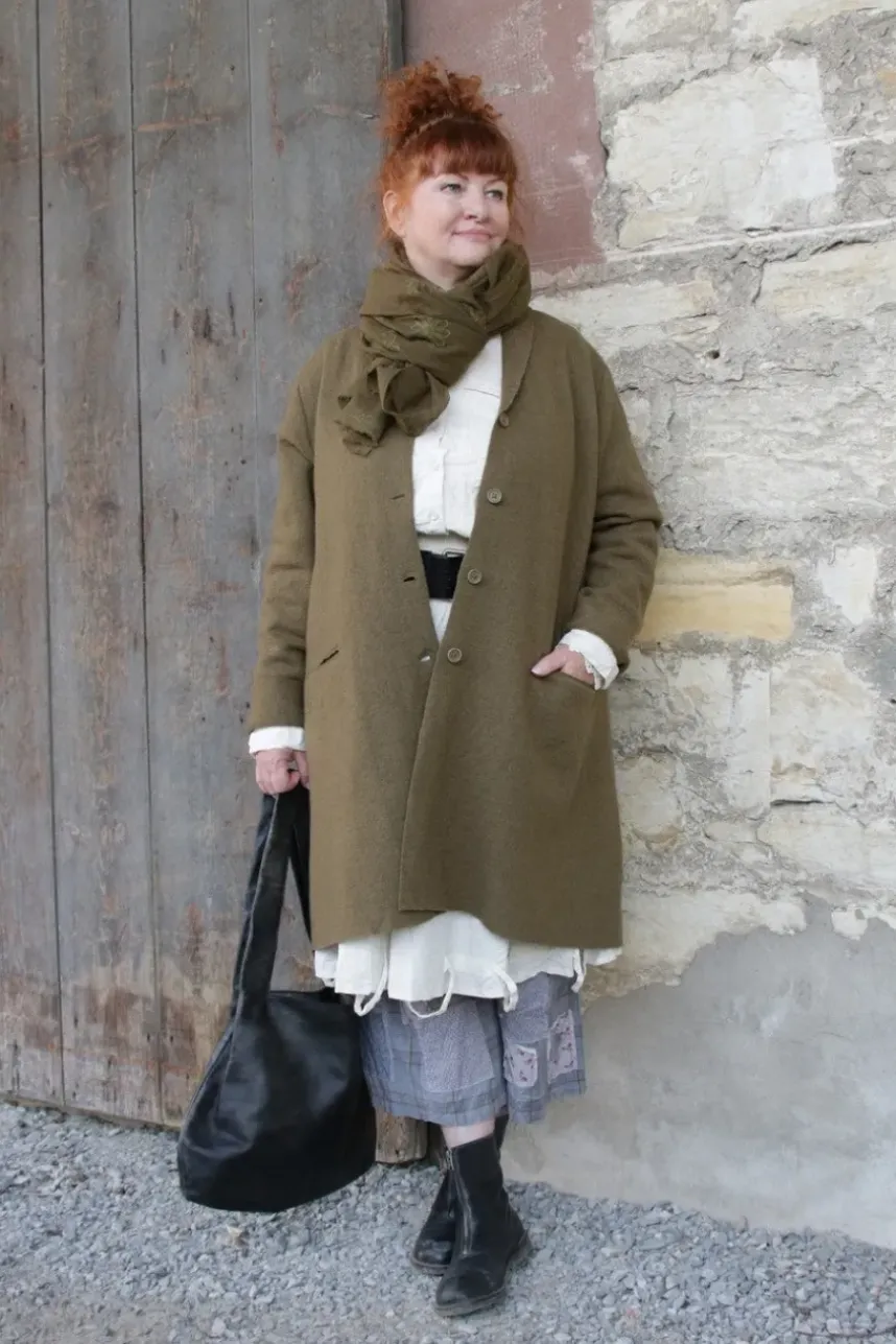 *Ewa i Walla Rock 22237 AILA in cremeweiß (cream) - reine Knitterbaumwolle