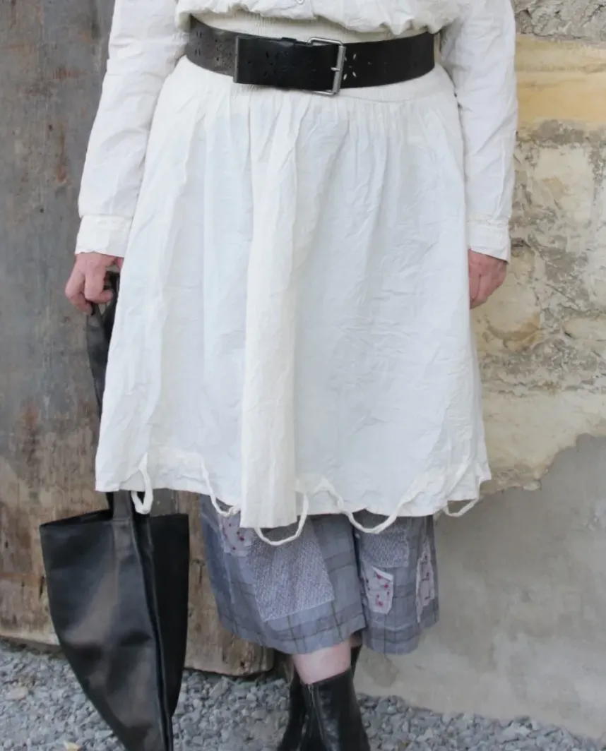 *Ewa i Walla Rock 22237 AILA in cremeweiß (cream) - reine Knitterbaumwolle