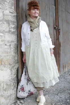 Ewa i Walla Rock 22223 CASANDRA im hellen mint (soft mint) - Organza aus reiner Baumwolle