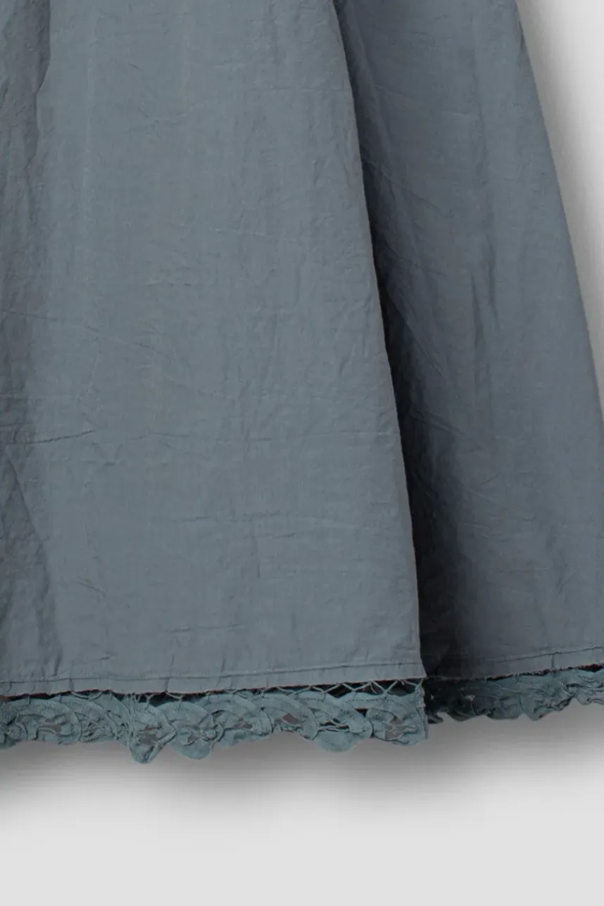 *Ewa i Walla Rock 22239 GITTE in blau grau (storm blue) - reine Knitterbaumwolle