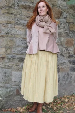 *Ewa i Walla Rock 22257 SMILLA im hellen lemon (ecru) - reine Baumwolle mit Stickerei