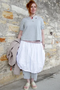 Ewa i Walla Rock DESIRE 22269 in weiß (white) - reine Knitterbaumwolle