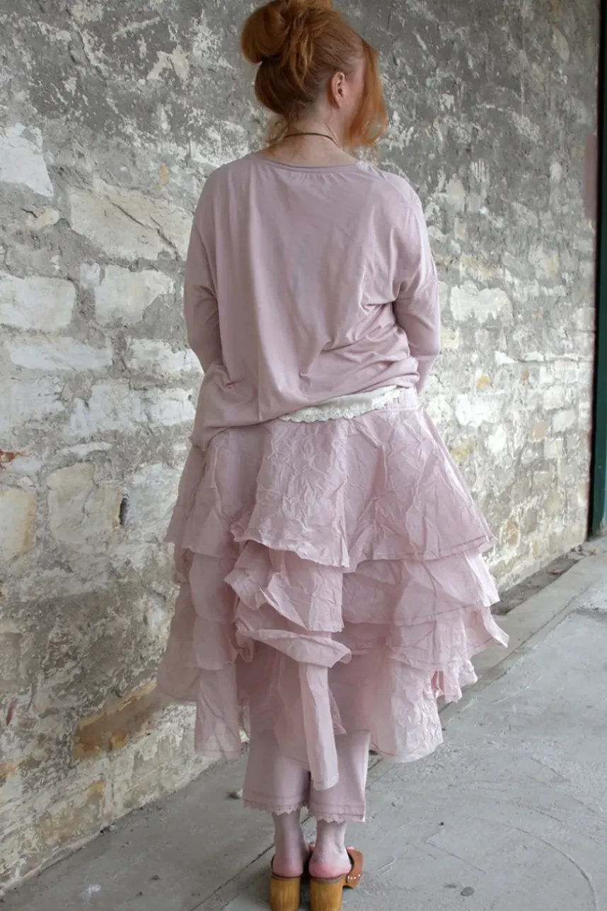 Ewa i Walla Rock TINE 22276 in rose (pale mauve) - Hard Voile aus reiner Baumwolle