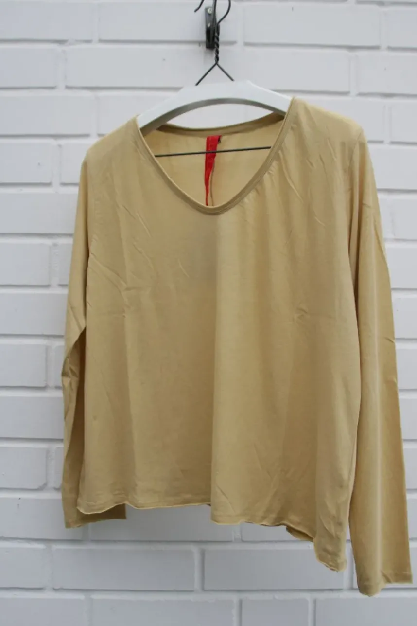 *Ewa i Walla Shirt 44984 GINGER im hellen lemon (ecru) - softes Jersey