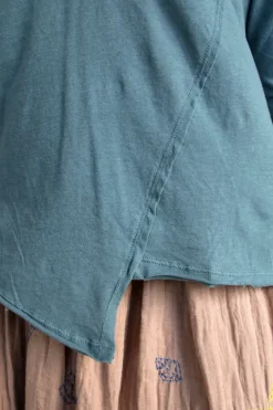 *Ewa i Walla Shirt 44987 GISELA in blau grau (storm blue) - softer Jersey aus reiner Baumwolle