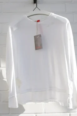 Ewa i Walla Shirt 44977 LYDIA in weiss (white) - softer Jersey aus reiner Baumwolle