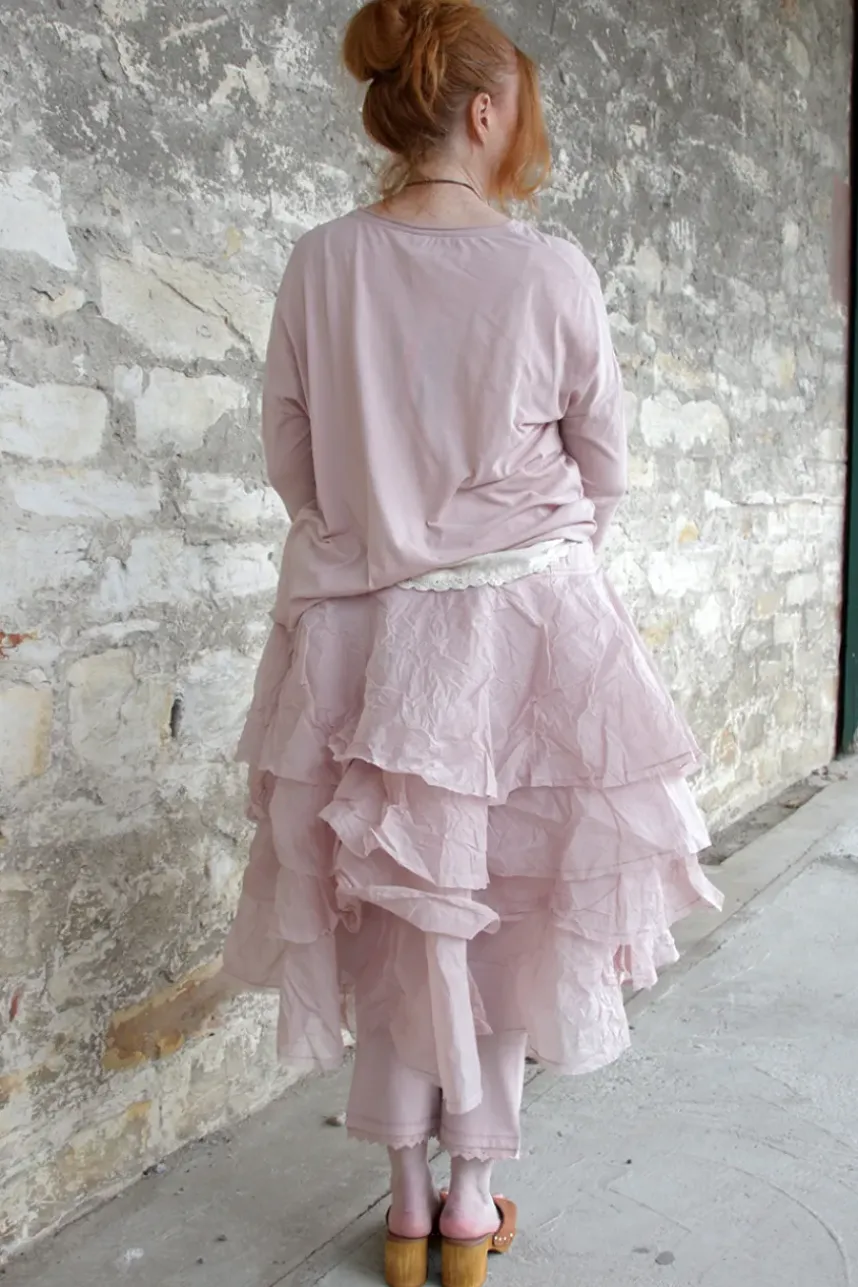 Ewa i Walla Shirt ZITA 44146 in rose (pale mauve) - softes Jersey aus reiner Baumwolle
