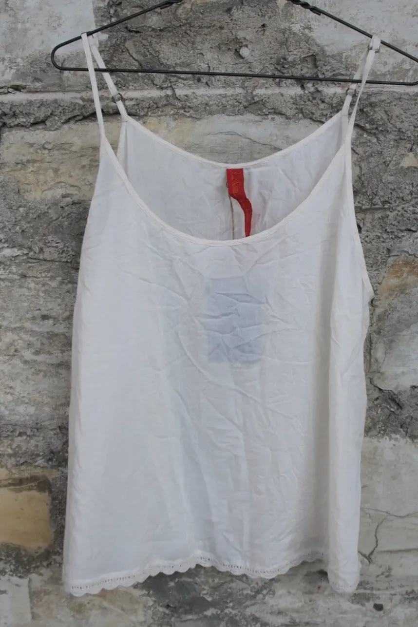 *Ewa i Walla Top 33377 NORA in creme (cream) - softe Viskose