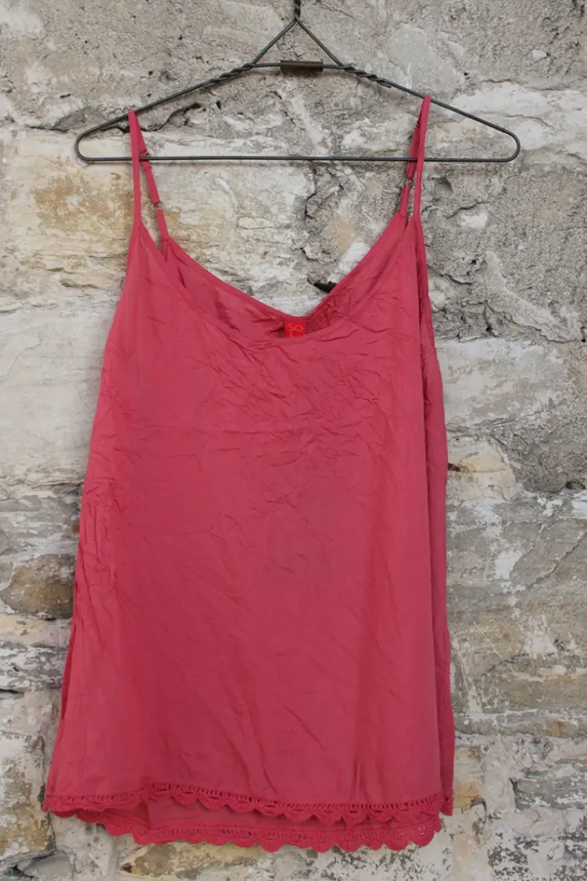Ewa i Walla Top NORA 33398 in korallenrot (cerise) - reine Viskose
