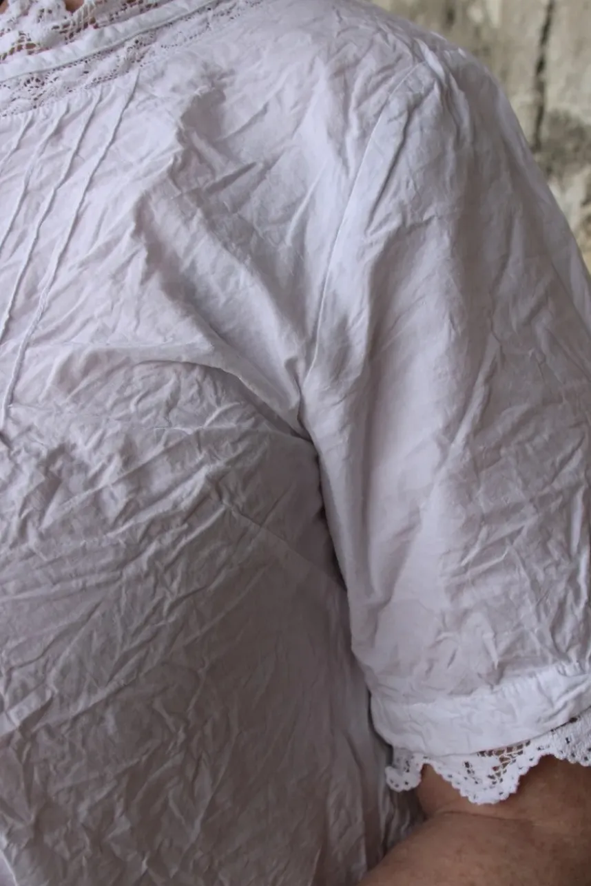 Ewa i Walla Tunika 44952 AUGUSTA in weiss (white) - reine Knitterbaumwolle