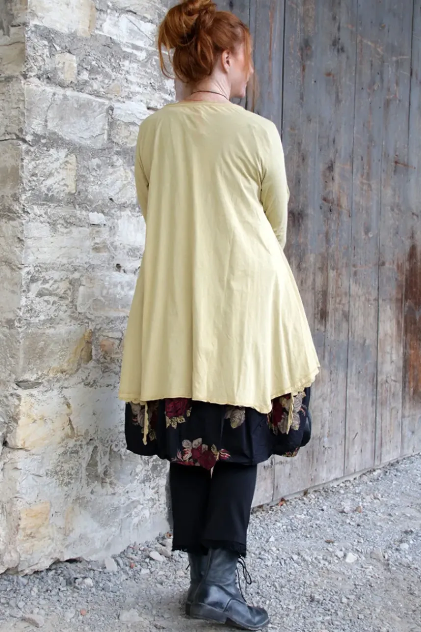 *Ewa i Walla Tunika 44986 DANIA im hellen lemon - softer Jersey aus reiner Baumwolle