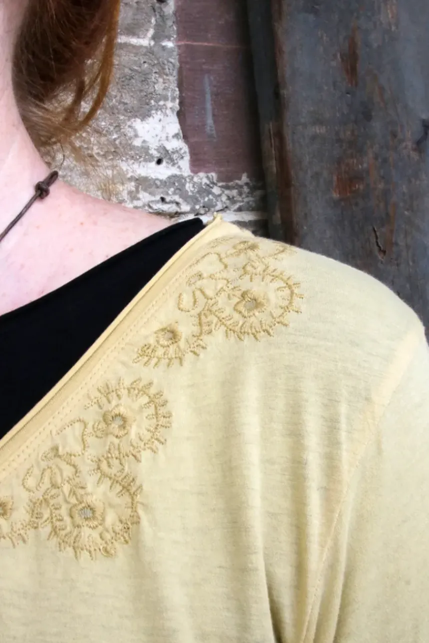 *Ewa i Walla Tunika 44986 DANIA im hellen lemon - softer Jersey aus reiner Baumwolle