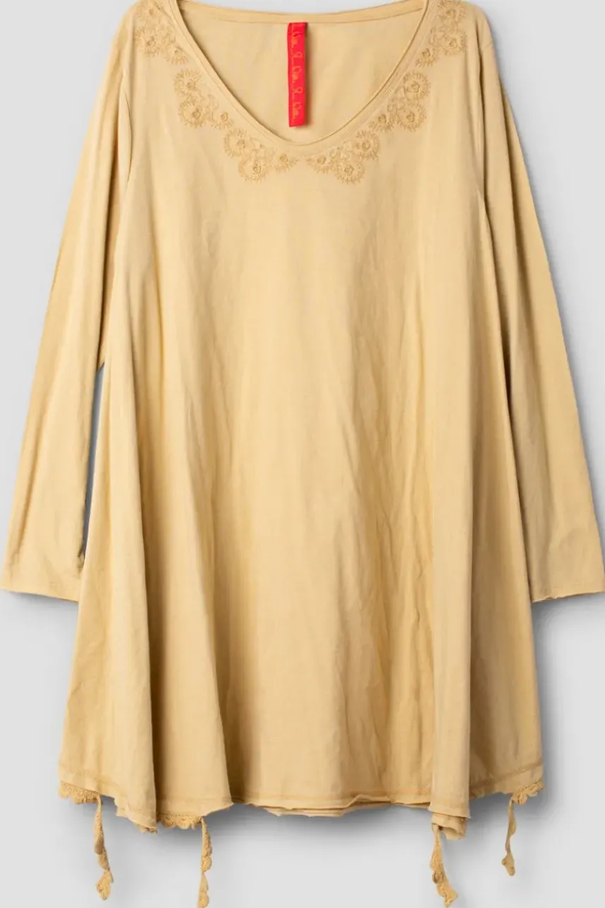 *Ewa i Walla Tunika 44986 DANIA im hellen lemon - softer Jersey aus reiner Baumwolle