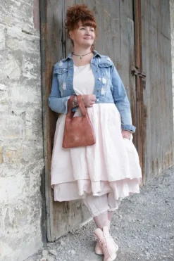Ewa i Walla Tunika 33360 JILL in rosa (pink) - softer Jersey & Knitterbaumwolle