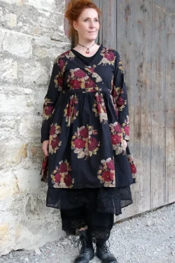 *Ewa i Walla Tunika 44115 NICOLETTE in flower print (original) - reine Knitterbaumwolle